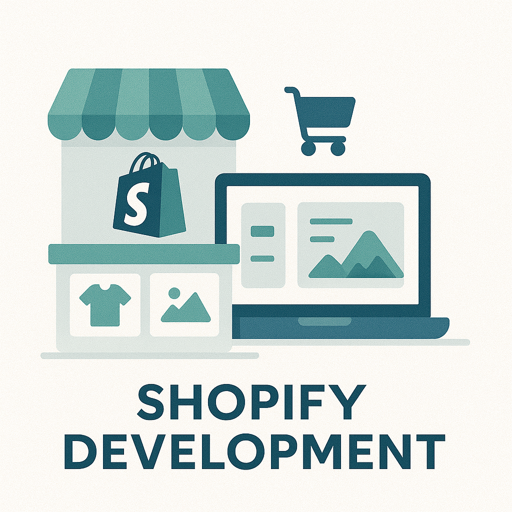 Shopify e-commerce illustration